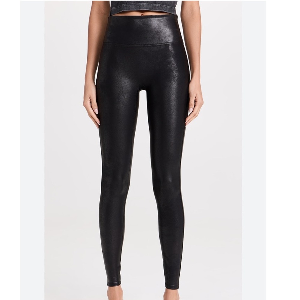 spanx faux leather leggings